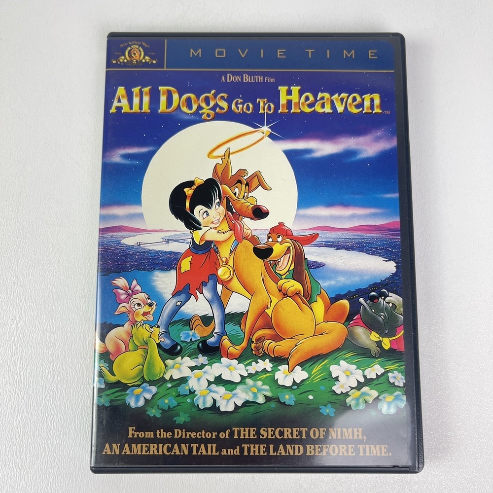 All Dogs Go To Heaven DVD Don Bluth Film MGM Kids Edition Rated G